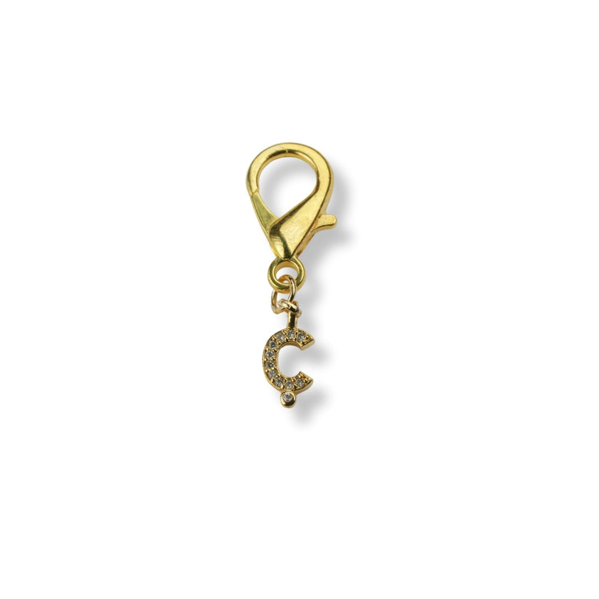 Golden Initial Charm
